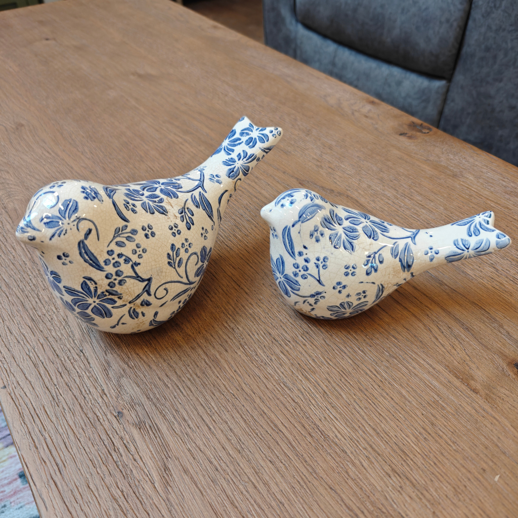 Set of 2 Ceramic Birds Y32.61075 Harold Elmes Mulligans of Ballaghaderreen