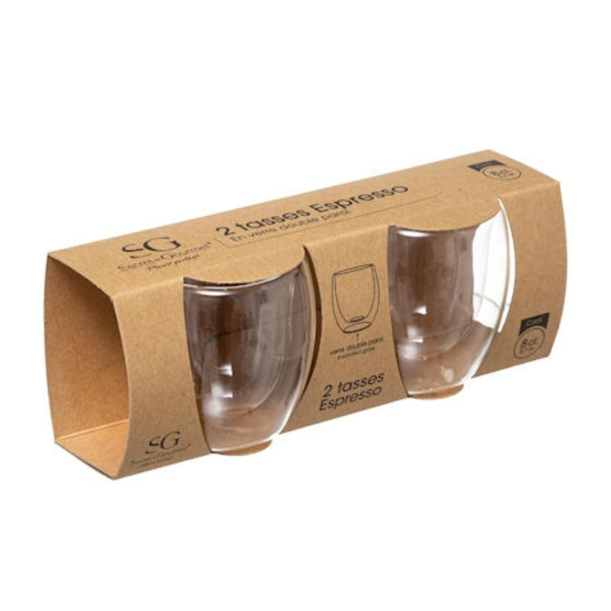 Set of 2 Espresso Glasses 135986 Secret de Gourmet Mulligans of Ballaghaderreen