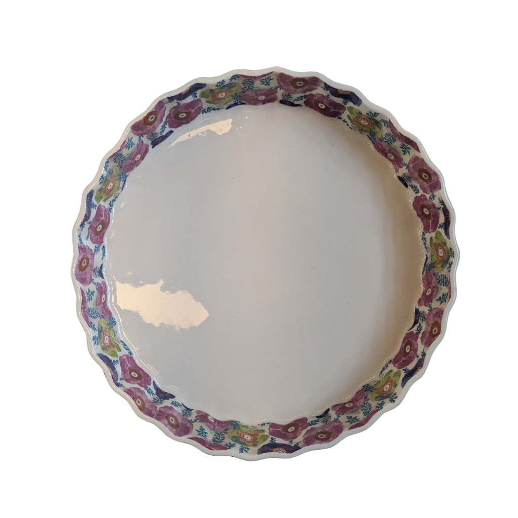 Shannonbridge Retro Floral Tart Platter SRFTP Mulligans of Ballaghaderreen