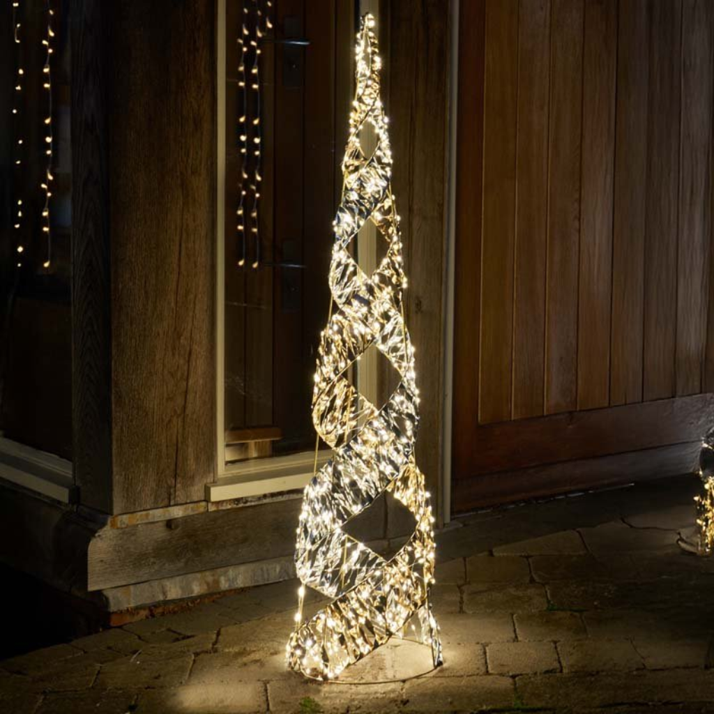 Silver Gilt Helix TreeBelisk 120cm, LV 2506133 Smart Garden Mulligans of Ballaghaderreen