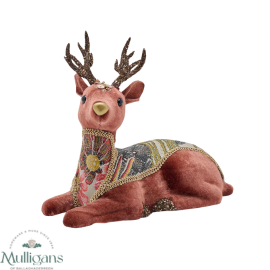  Sitting Deer Decoration XM12474 Widdop  and Co Mulligans of Ballaghaderreen
