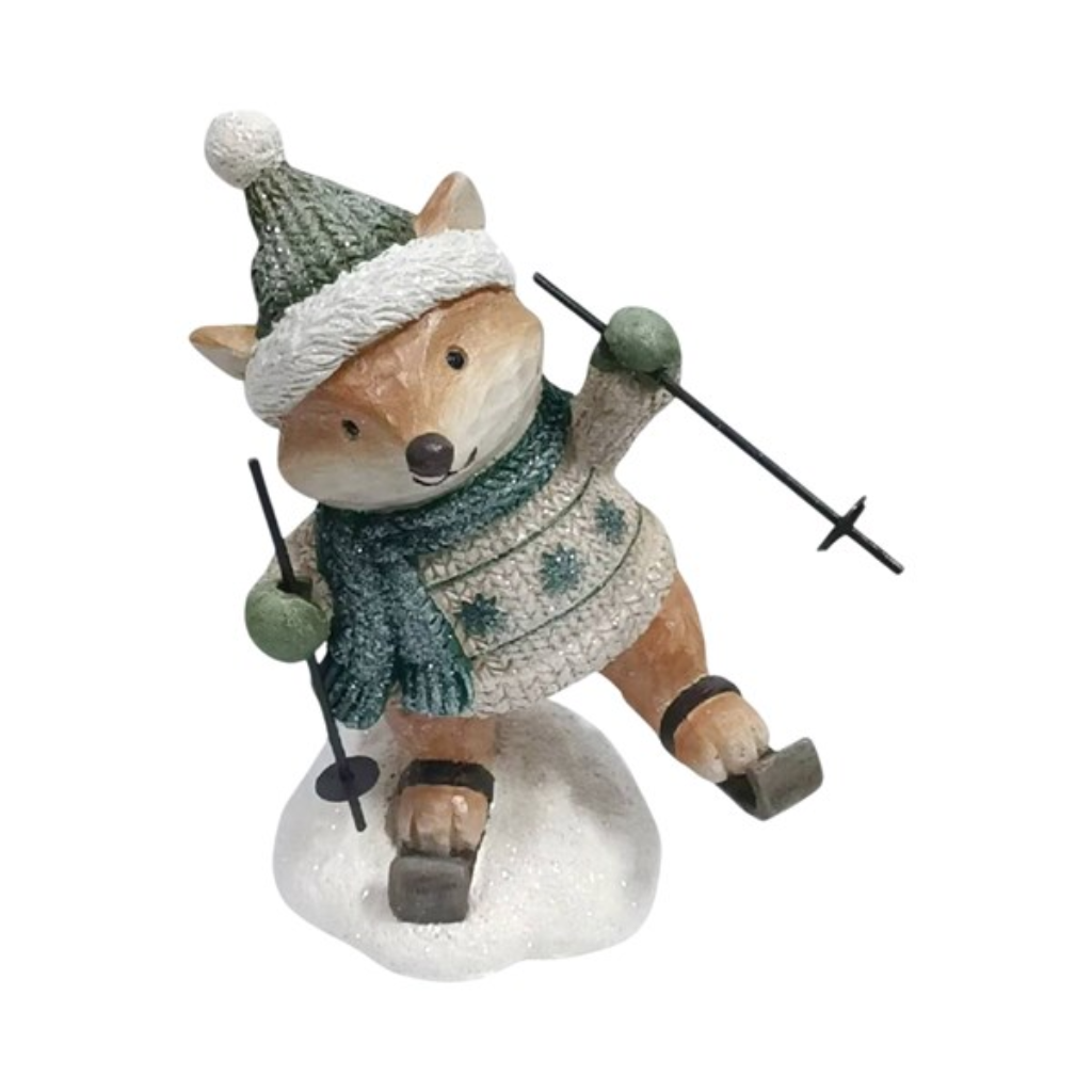 Skiing Fox 14x19cm 35961 Straits Home and Gift Mulligans of Ballaghaderreen