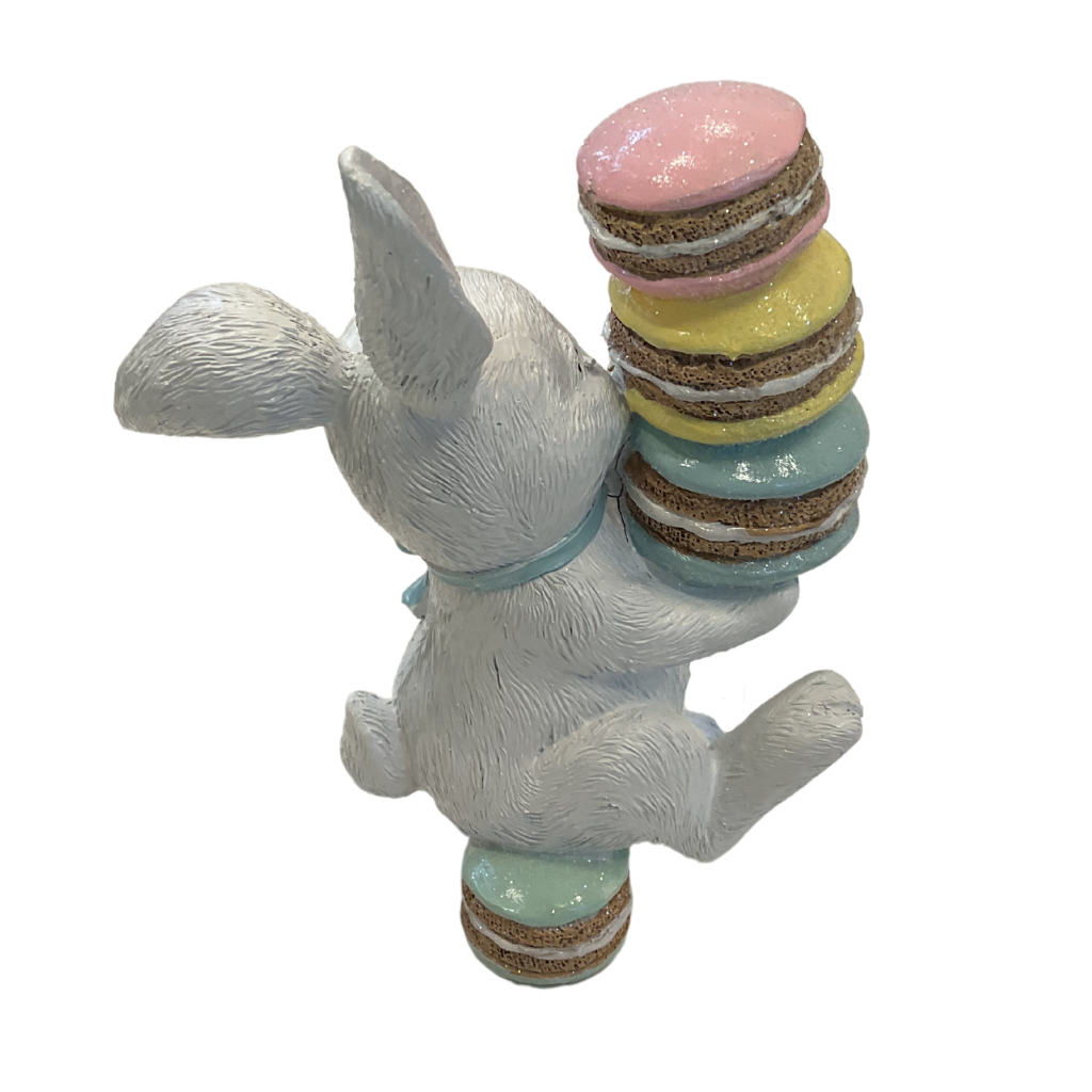 Small Bunny with Macaron Stack Y22.S44605 Harold Elmes Mulligans of Ballaghaderren