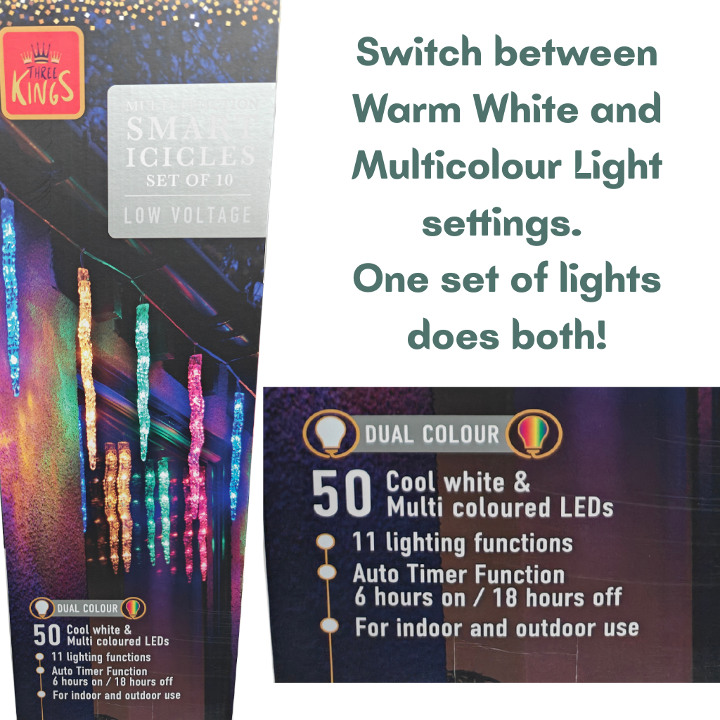 Smart Icicles - Set of 10 Christmas Lights 2514109 Smart Garden Mulligans of Ballaghaderreen