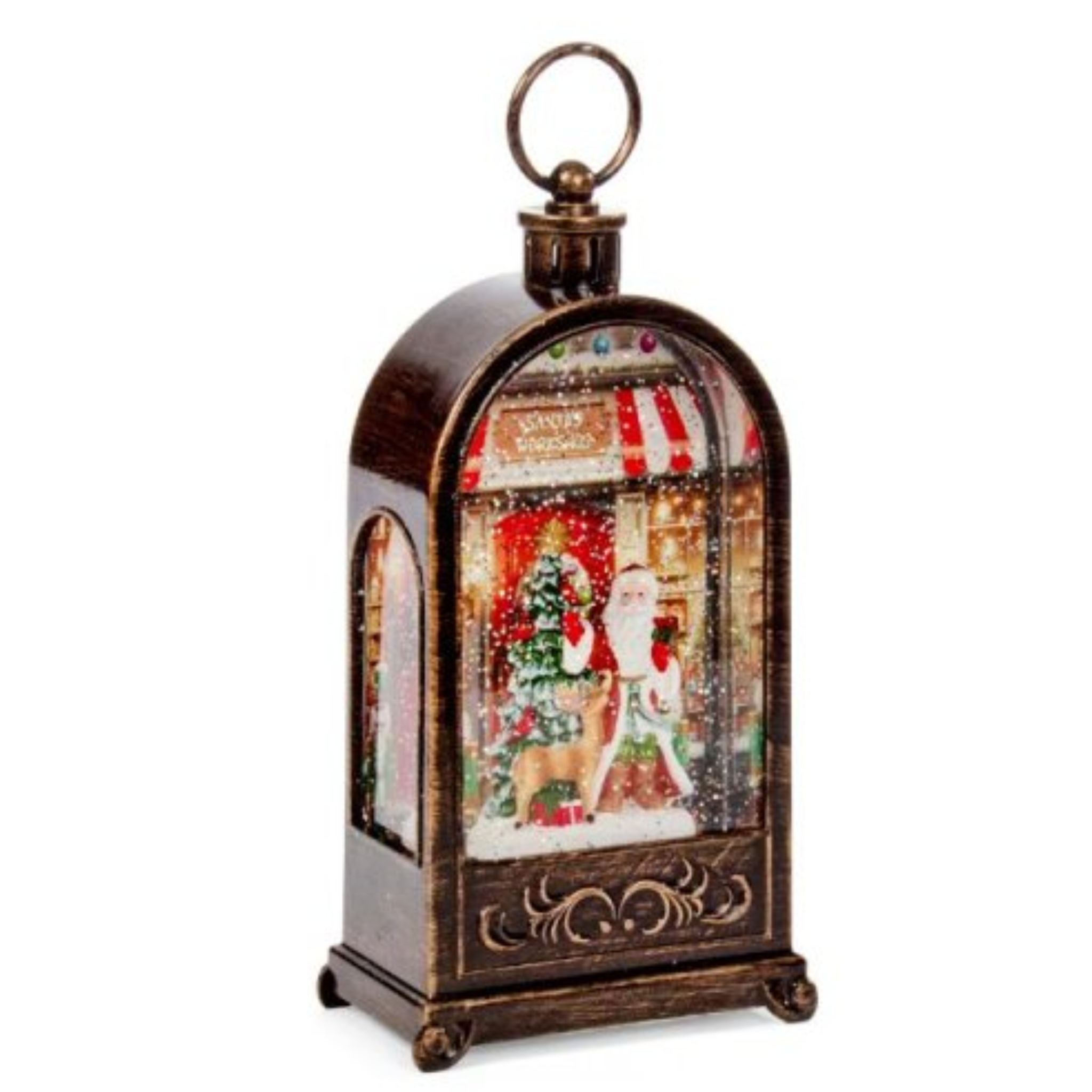 SnowSwirl Santa's Workshop Lantern 2537118 Smart Garden Christmas Mulligans of Ballaghaderreen