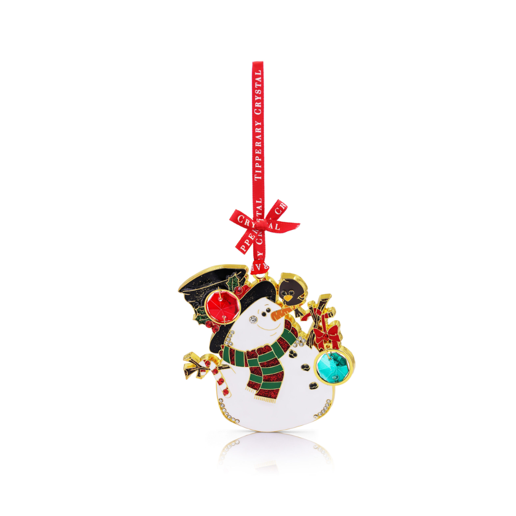 Snowman Gem Decoration 167469 TIPPERARY CRYSTAL Mulligans of Ballaghaderreen