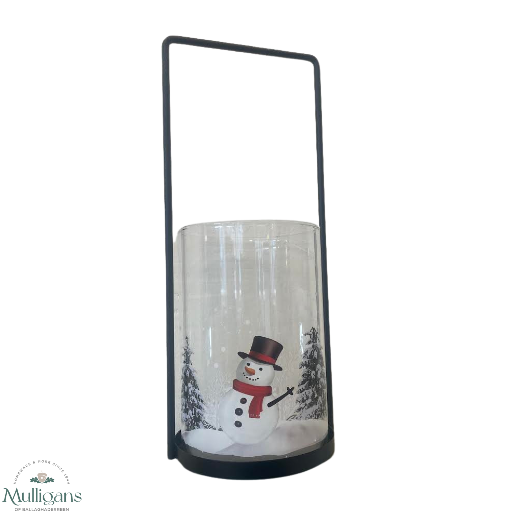 Snowman Hurricane - Candle Holder