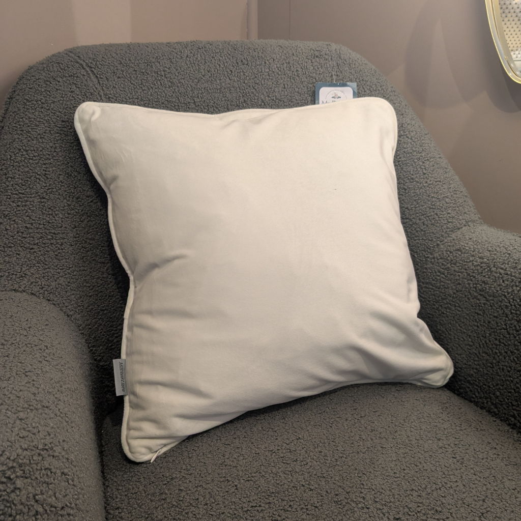 Speckled Back Grey Feather Filled Cushion SBGFFC Milford Linen Mulligans of Ballaghaderreen 