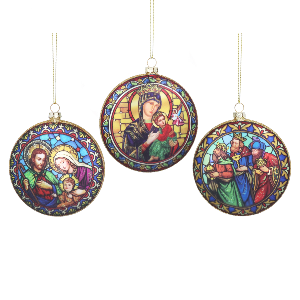 Stained Glass Window Discs 02414 Gisela Graham Mulligans of Ballaghaderreen 