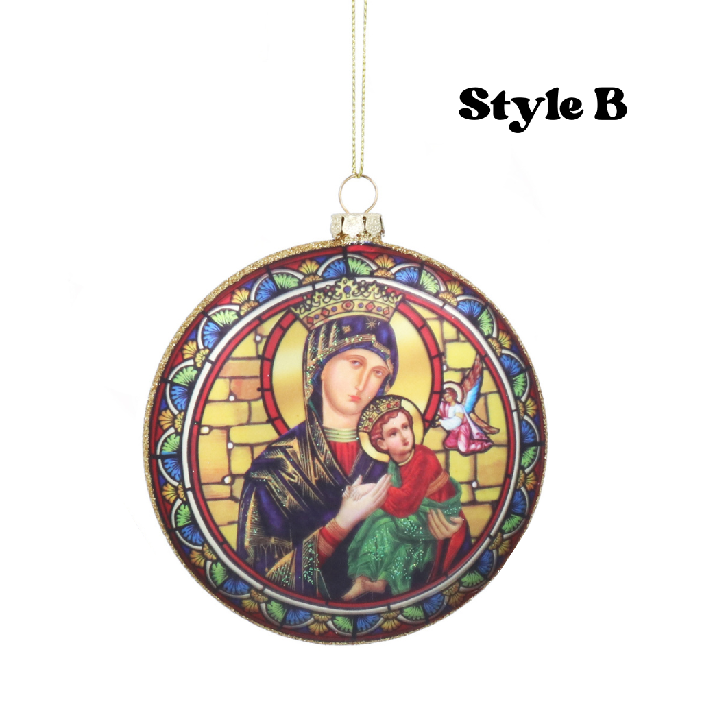 Gisela Graham Stained Glass Window Decorations