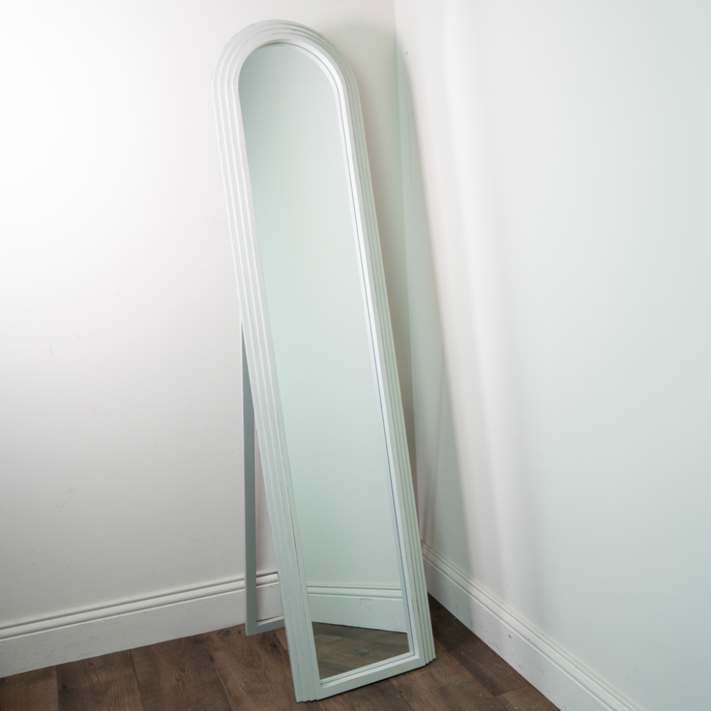 Stepped Arched Floorstanding Mirror - Oyster TL7372 Tara Lane Mulligans of Ballaghaderreen