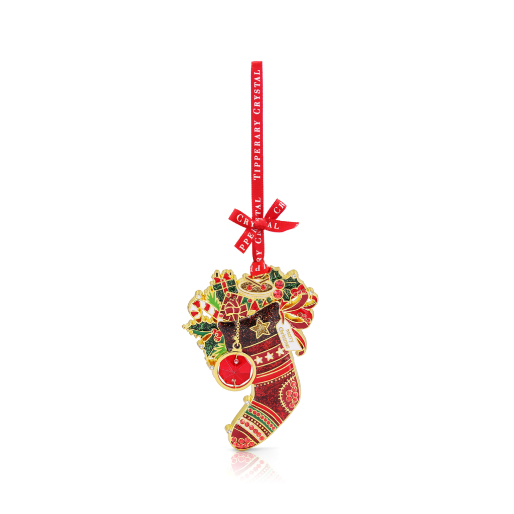 Stocking Gem Decoration 167452 TIPPERARY CRYSTAL Mulligans of Ballaghaderreen