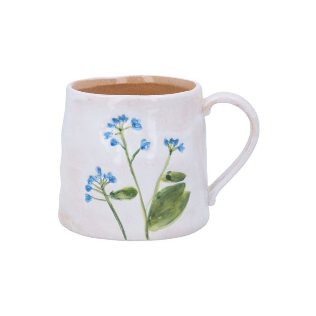Stoneware Mug - Meadow Blue Flower 80263 Gisela Graham Mulligans of Ballaghaderreen