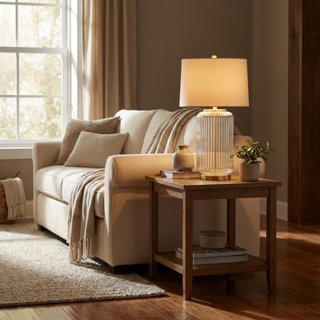 Tabitha Glass Table Lamp TL7406 Tara Home Mulligans of Ballaghaderreen