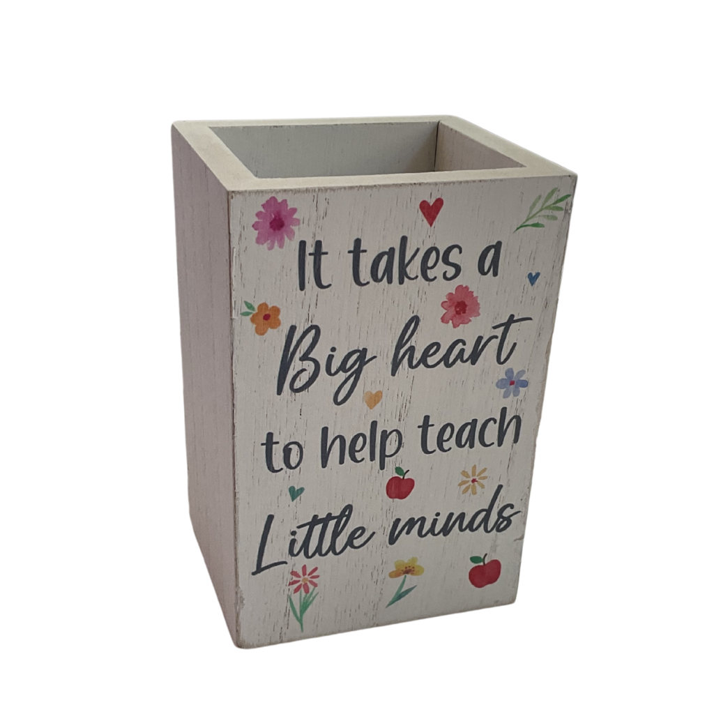 Teacher Wooden Pen Pot 8TH171 Richard Langs Mulligans of Ballaghaderreen