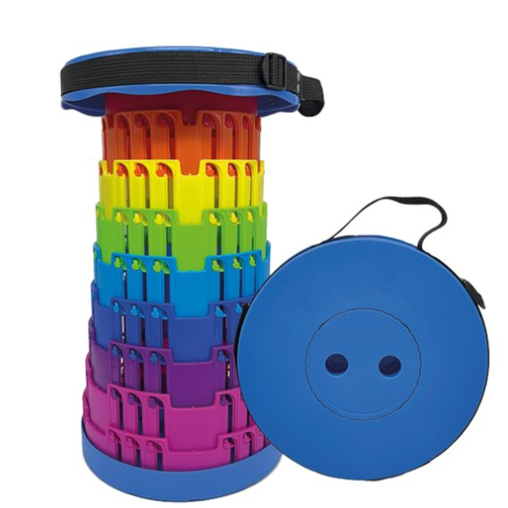 Telescopic Folding Stool - Rainbow LP72945 Lesser & Pavey Mulligans of Ballaghaderreen