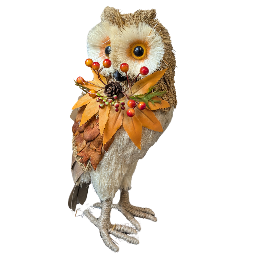 Thatch Owl Decoration Y31 41774 Gourds Mulligans of Ballaghaderreen
