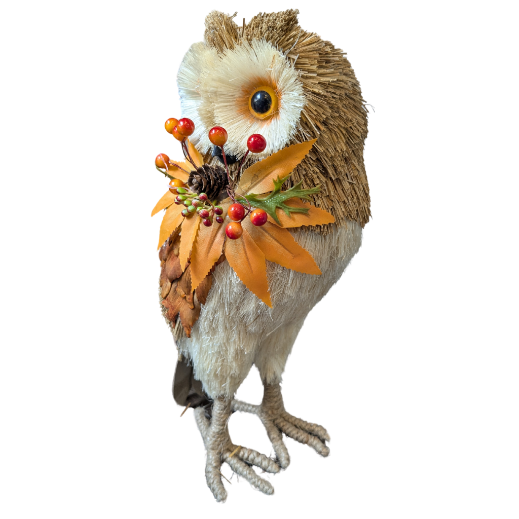 Thatch Owl Decoration Y31 41774 Gourds Mulligans of Ballaghaderreen