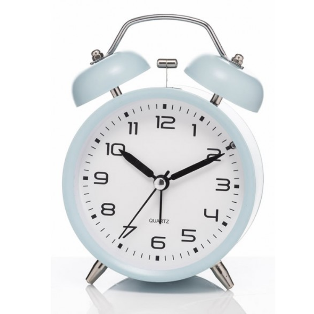 The Clock Company Traditional Alarm Clock - Blue AS6 Kirkwood Mulligans of Ballaghaderreen