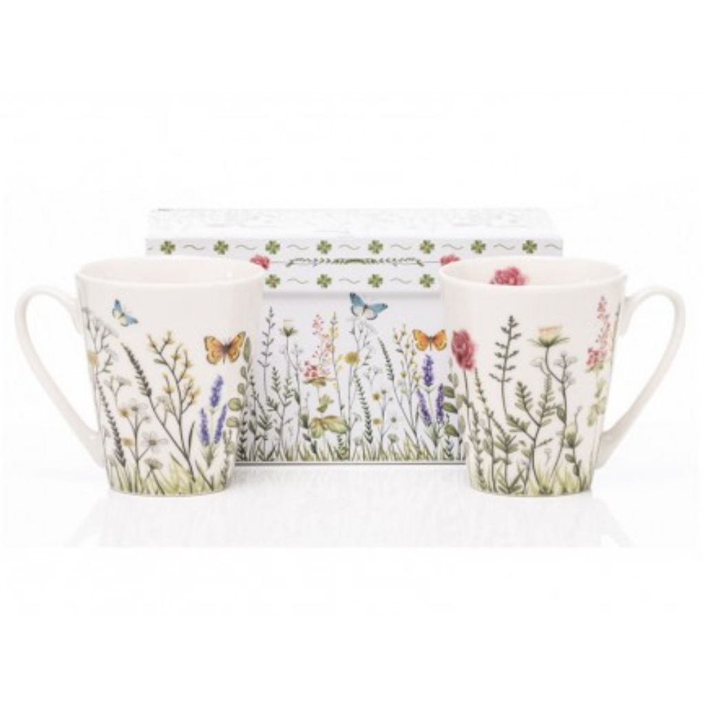 The Emma James Rose Design 2-Piece Mug Set SR2 Kirkwood Mulligans of Ballaghaderreen