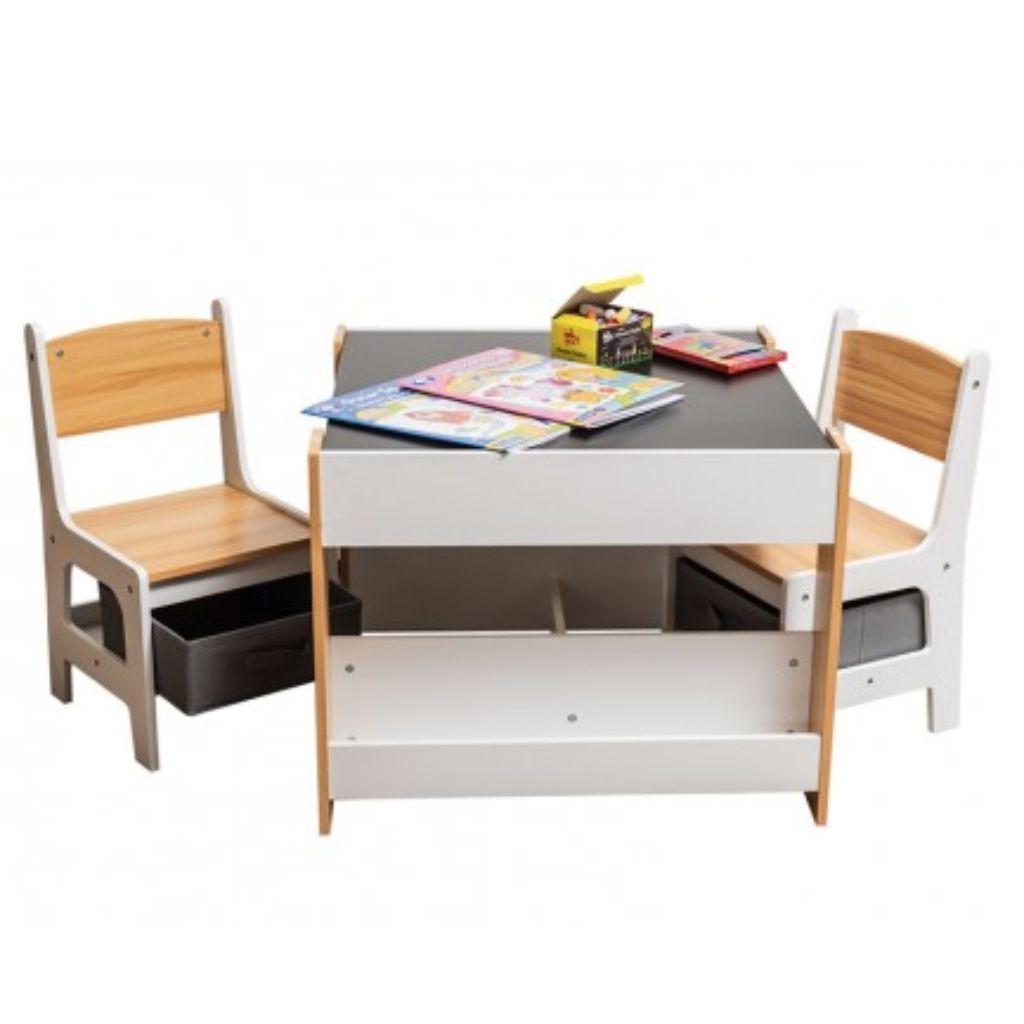 The Grandge Collection Childrens Reversible Playtable With 2 Chair & Storage MD1 Kirkwood Mulligans of Ballaghaderreen