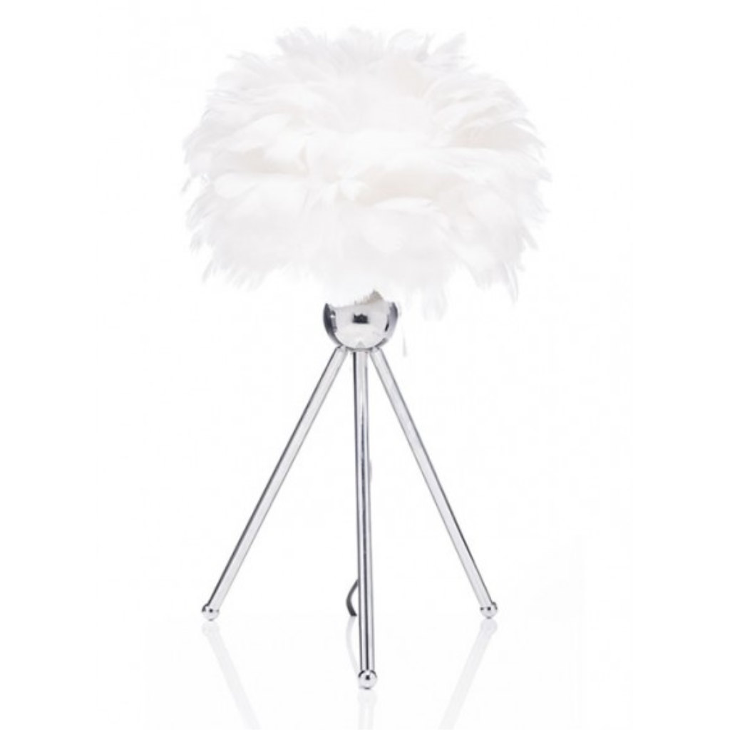 The Grange Collection Feather Table Lamp - White DC60 Kirkwood Mulligans of Ballaghaderreen