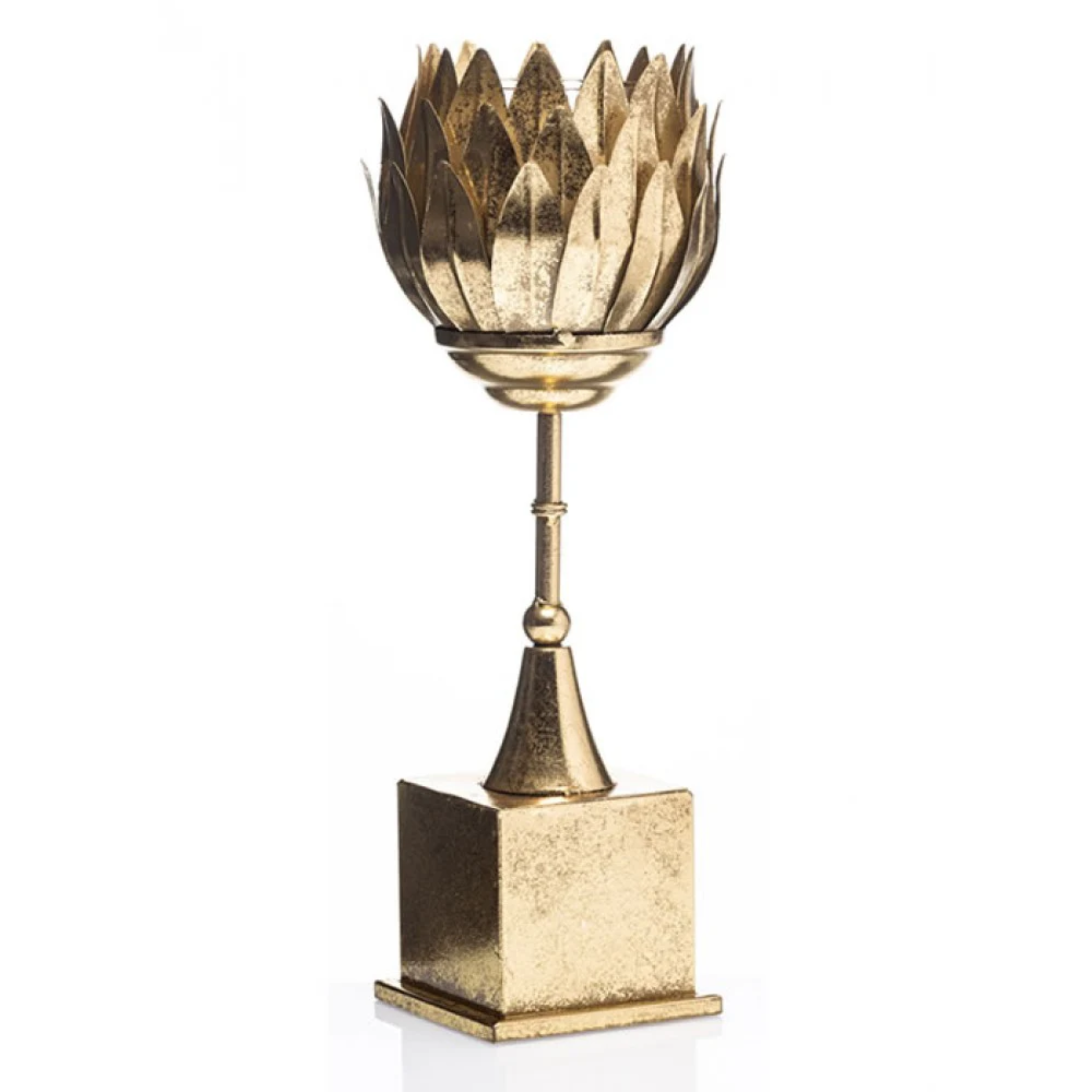The Grange Collection Gold Leaf Candle Holder FC23 Kirkwood Mulligans of Ballaghaderreen