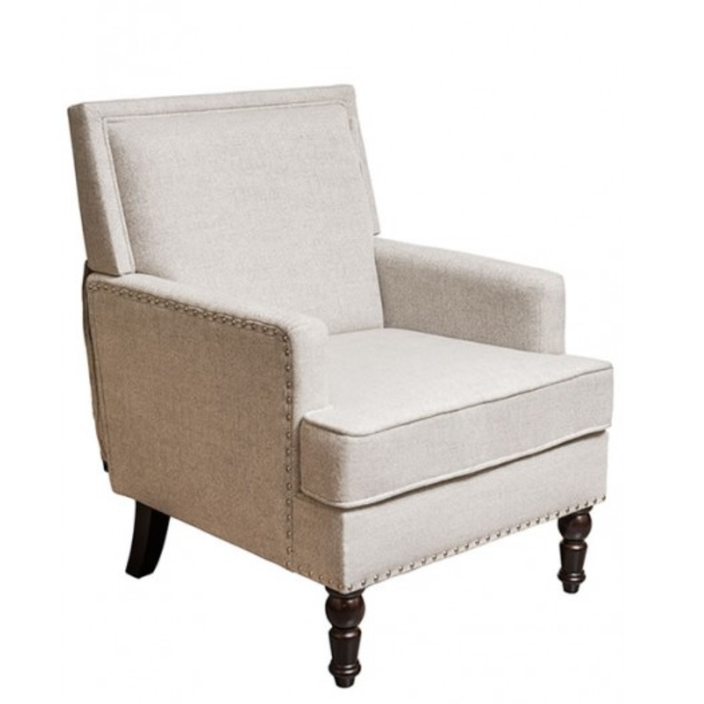The Grange Collection Linen Armchair - Grey UH70 Kirkwood Mulligans of Ballaghaderreen
