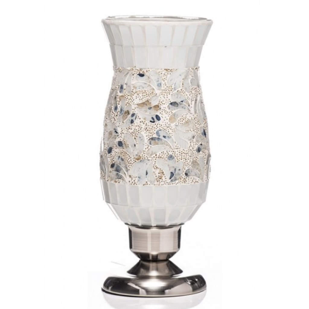 The Grange Collection Mosaic Vase Lamp - Cream AL27 Kirkwood Mulligans of Ballaghaderreen