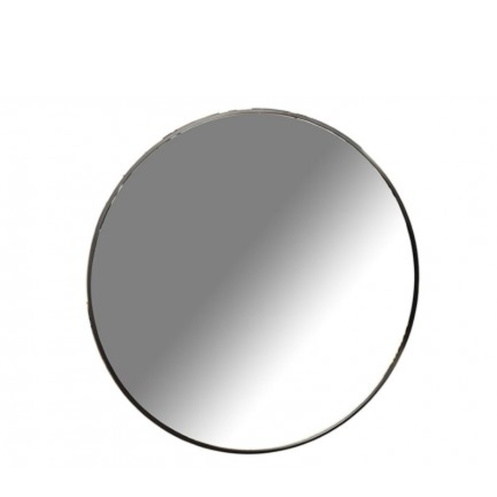 The Grange Collection Round Black Mirror 60cm LY79 Kirkwood Mulligans of Ballaghaderreen 