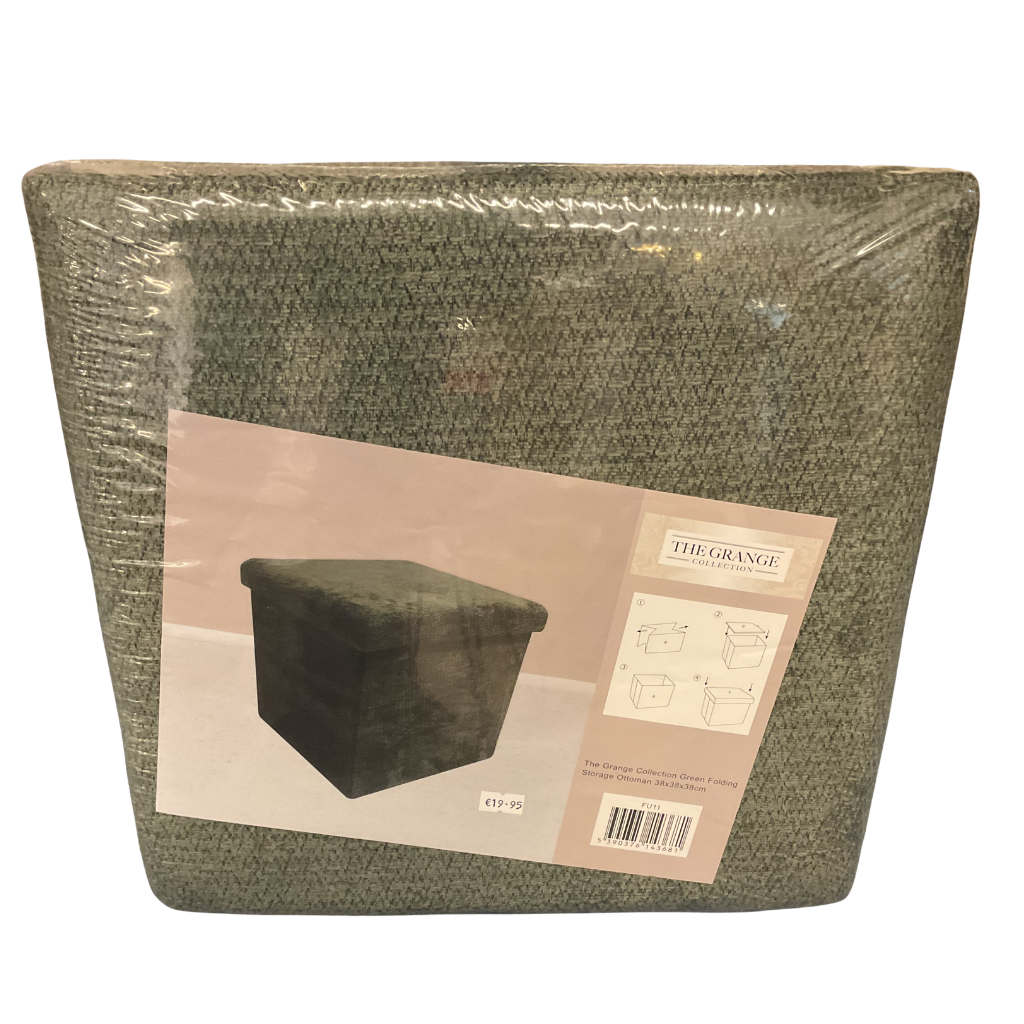 The Grange Collection Small Folding Storage Ottoman - Moss FU11 Kirkwood Mulligans of Ballaghaderreen