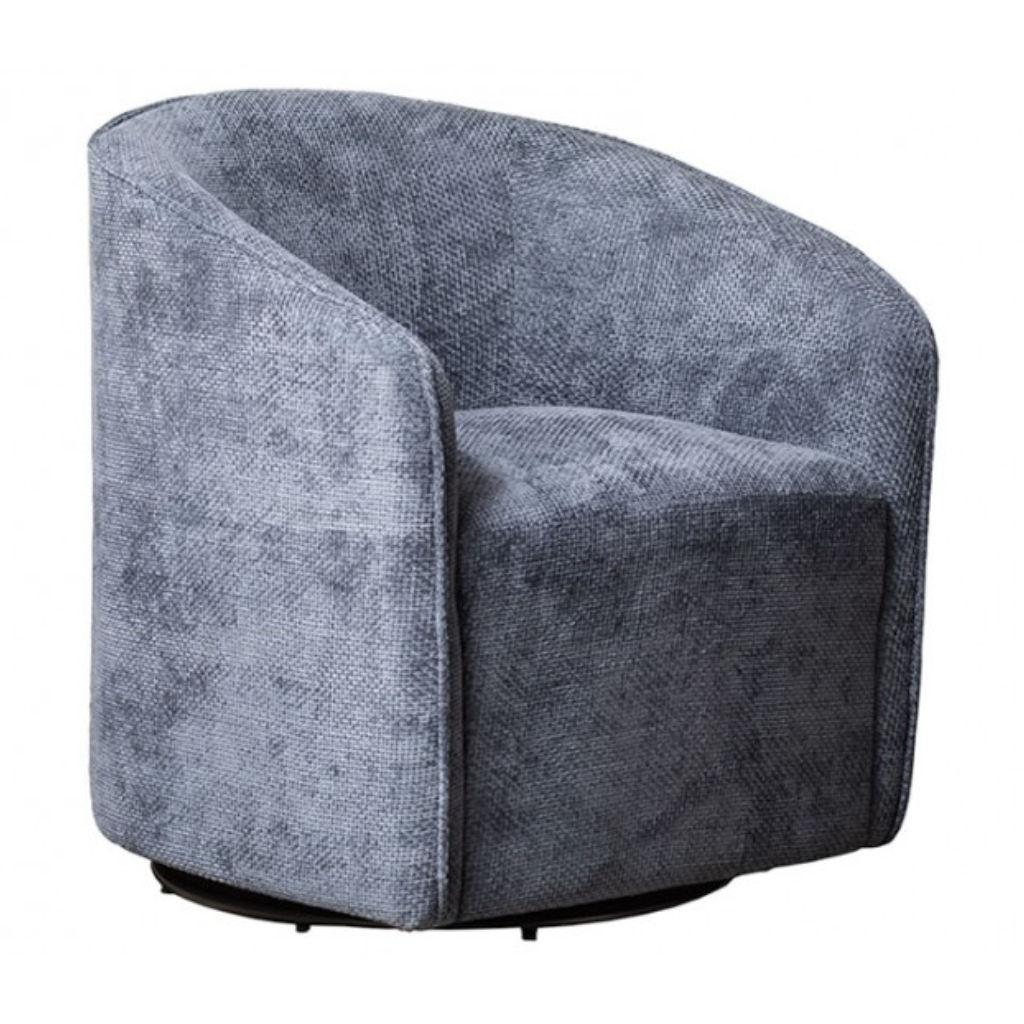 The Grange Collection Swivel Chair - Navy ZW82 Kirkwood Mulligans of Ballaghaderreen