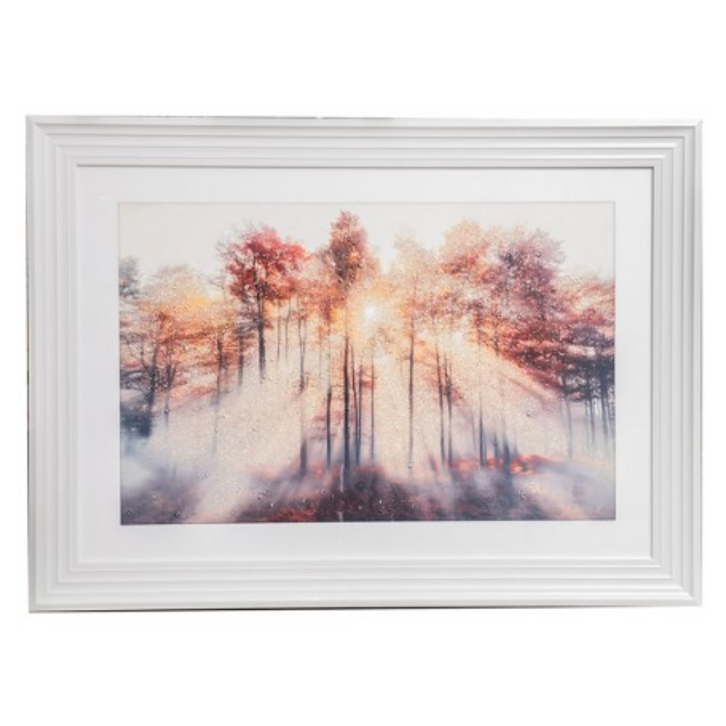 The Stonewall Gallery Framed Textured Picture Forest Scene ZH45 Kirkwood Mulligans of Ballaghaderreen