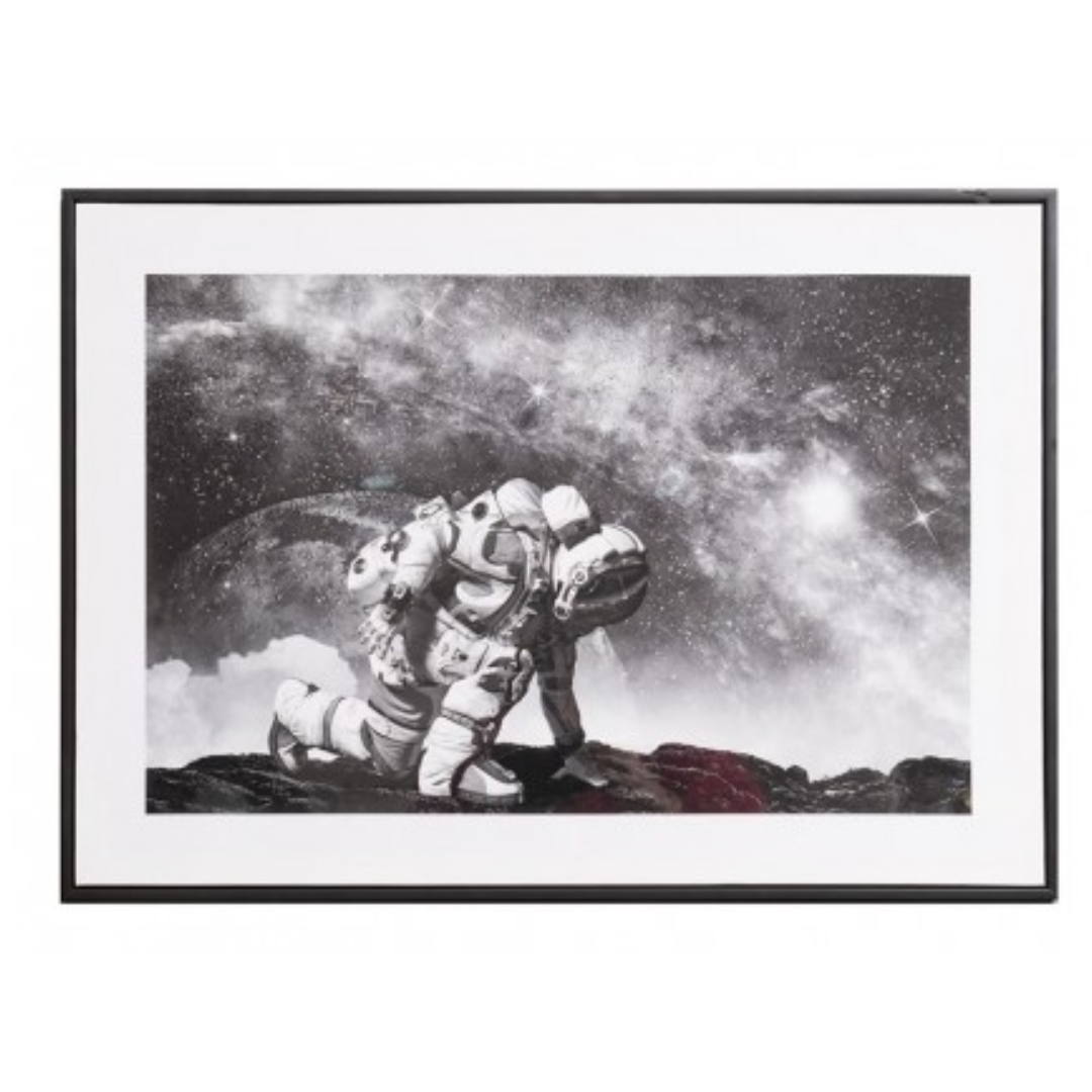 The Stonewall Gallery Textured Glitter Canvas-50x70 cm Spaceman JF3 Kirkwood -Mulligans of Ballaghaderreen