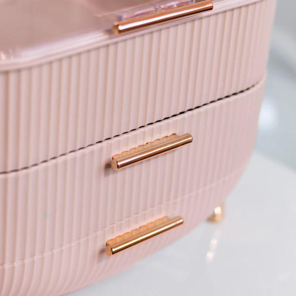  The Grange Collection Dustproof Cosmetic Box in Pink JA54 Kirkwood  Mulligans of Ballaghaderreen