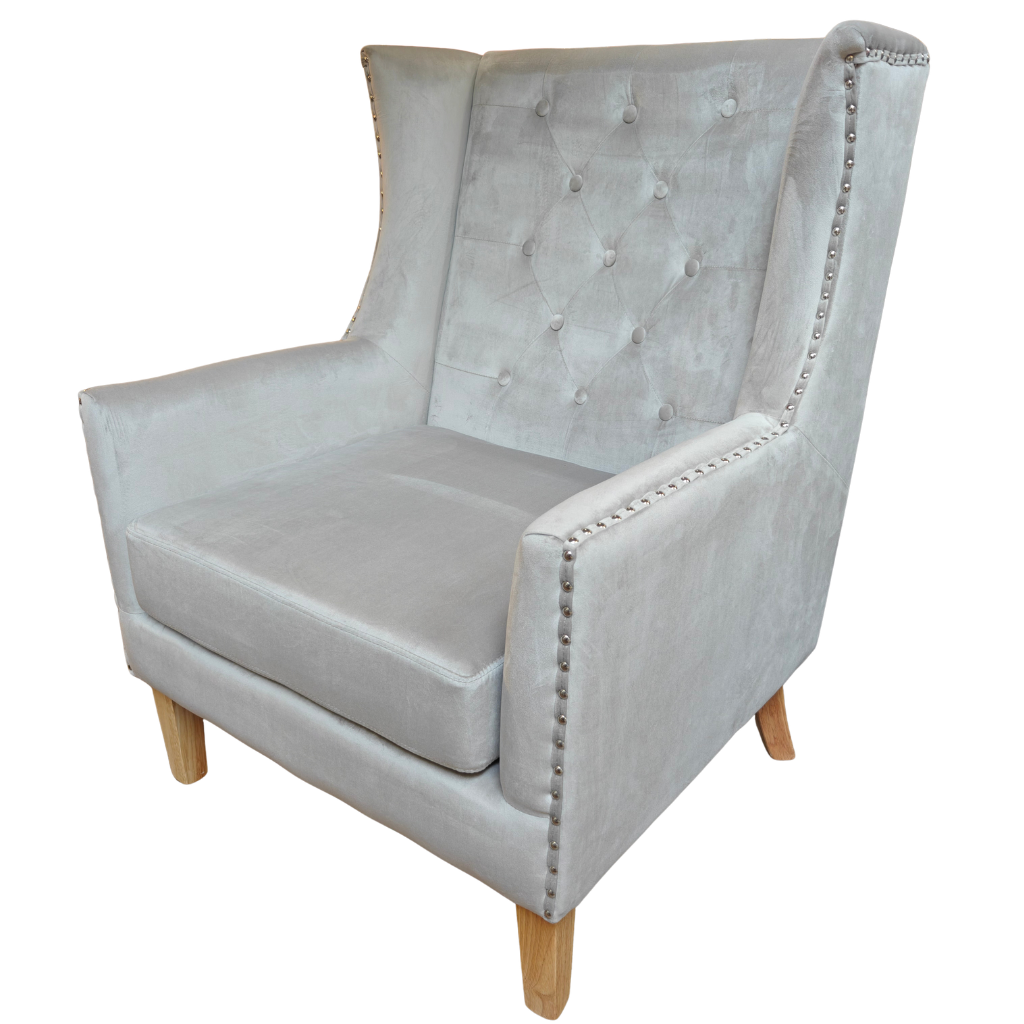 The Grange Taupe Queen Ann Arm Chair ZW104 Kirkwood Mulligans of Ballaghaderreen