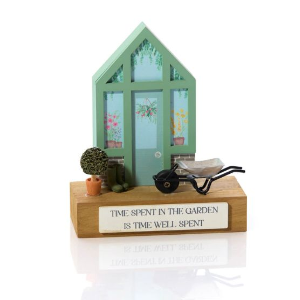 "Time Spent in the Garden" Wooden Decoration 8CG133 Richard Langs Mulligans of Ballaghaderreen