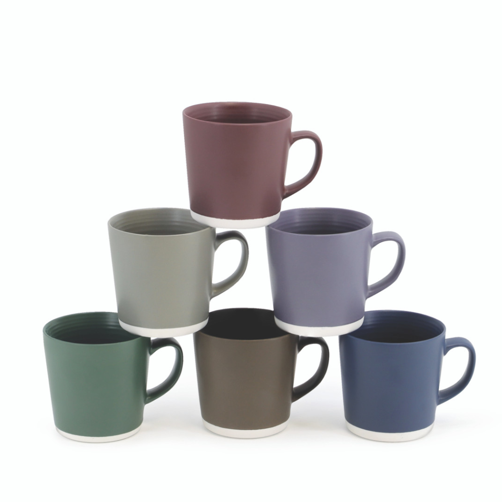 Tipperary Crystal Pottery Mugs Set of 6 167339 Tipperary Crystal Mulligans of Ballaghaderreen