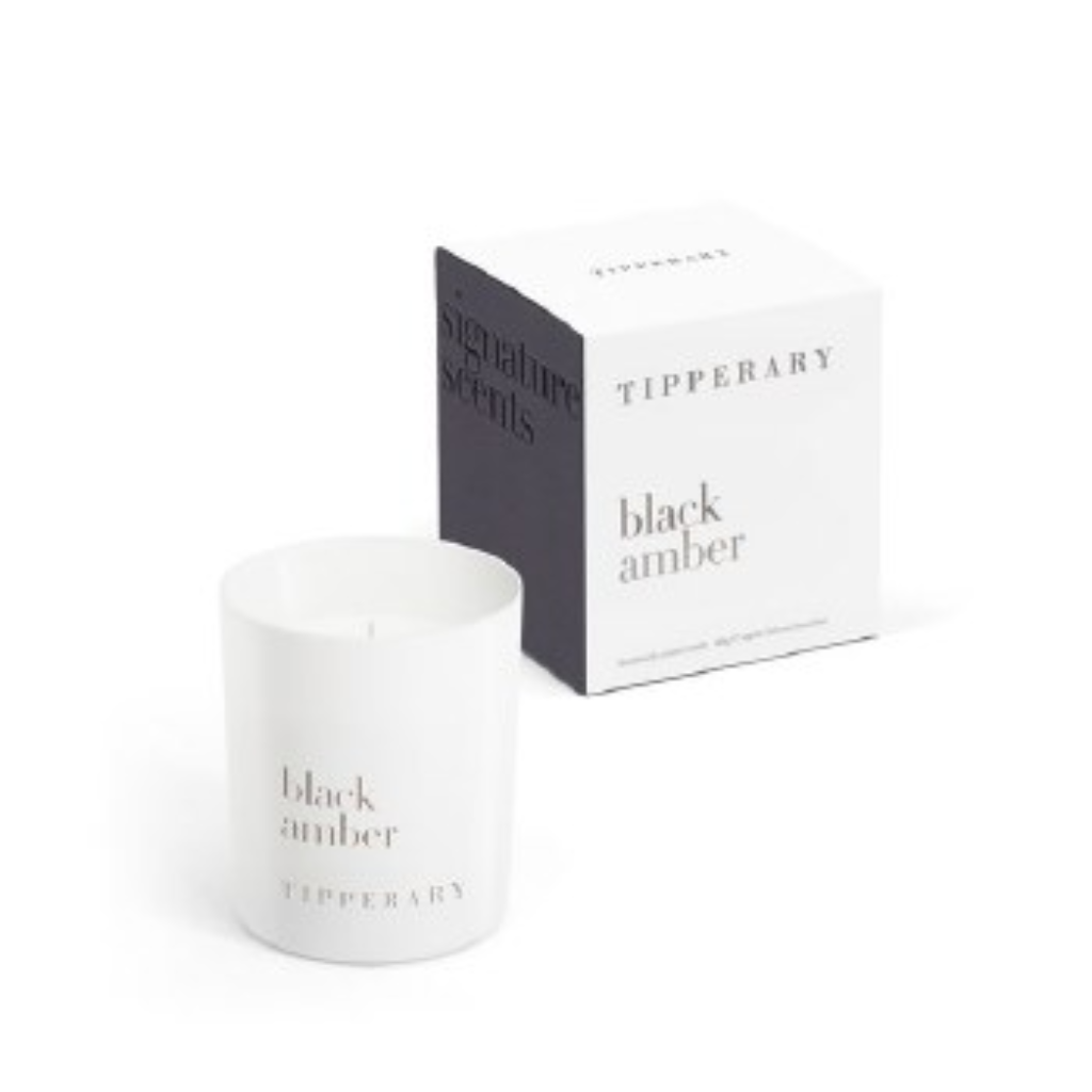 Tipperary Crystal Signature Scents Candle - Black Amber 177826 Tipperary Crystal Mulligans of Ballaghaderreen