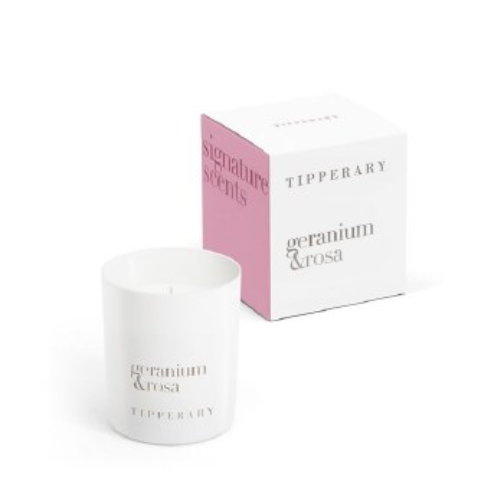 Tipperary Crystal Signature Scents Candle - Germanium & Rosa 177833 Tipperary Crystal Mulligans of Ballaghaderreen