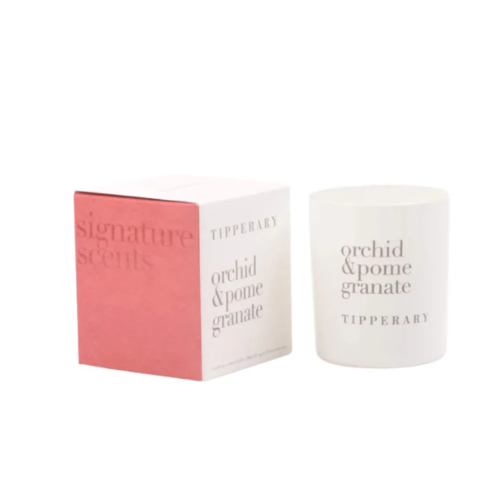 Tipperary Crystal Signature Scents Candle - Orchid & Pomegranate 168305 Tipperary Crystal Mulligans of Ballaghaderreen