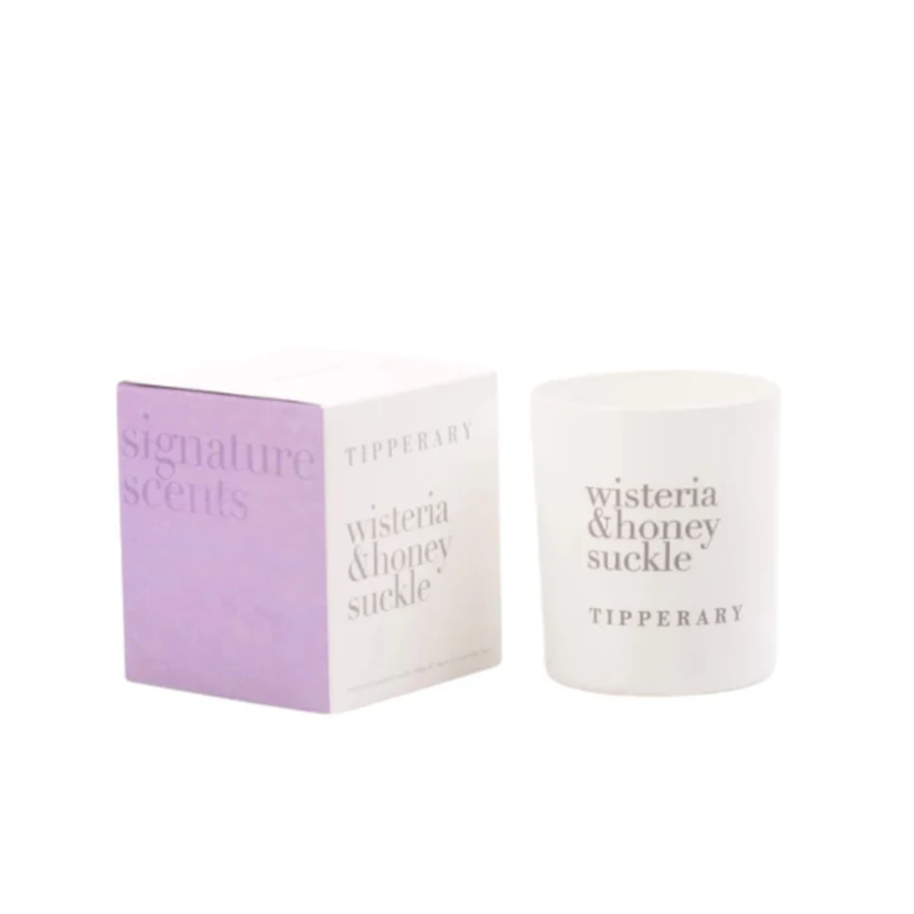 Tipperary Crystal Signature Scents Candle - Wisteria & Honeysuckle 168268 Tipperary Crystal Mulligans of Ballaghaderreen