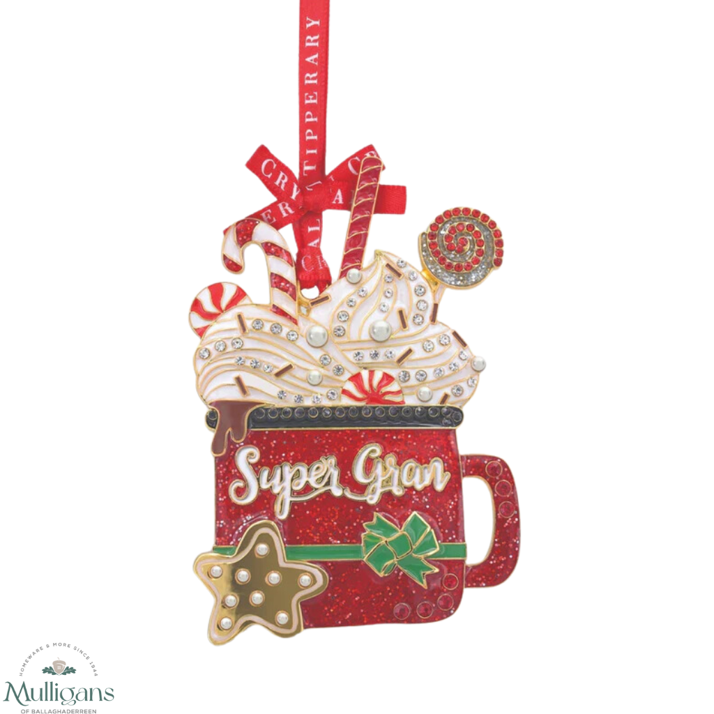Tipperary Crystal - Hanging Christmas Decoration
