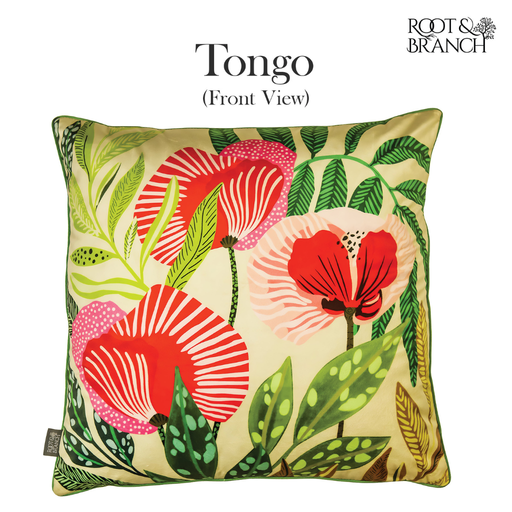 Tongo Cushion Designed on Ireland's Wild Atlantic Coast TONGO_RBT Mulligans of Ballaghaderreen 