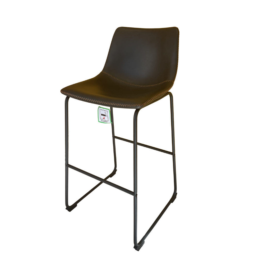 Torque Barstool Grey Buffalo Hide TBGBH Global Home Mulligans of Ballaghaderreen