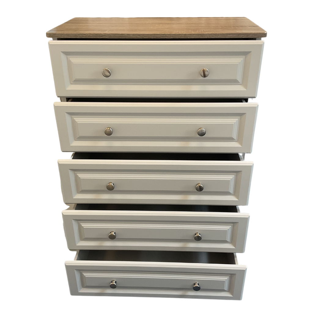 Trufflestones 5 Drawer Chest of Drawers - Wide T5DCODW Cedarwood Mulligans of Ballaghaderreen