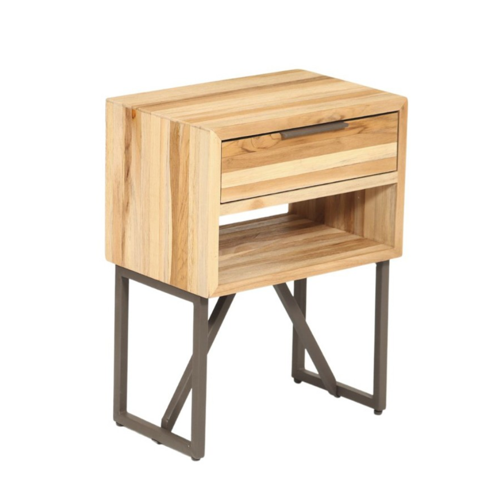 Verona 1 Drawer Side Table Natural Teak TL5931 Tara Lane Mulligans of Ballaghaderreen