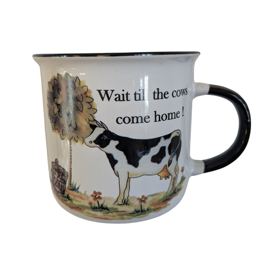 Wait Till the Cows Come Home Mug WTTCCHM Shannonbridge Mulligans of Ballaghaderreen