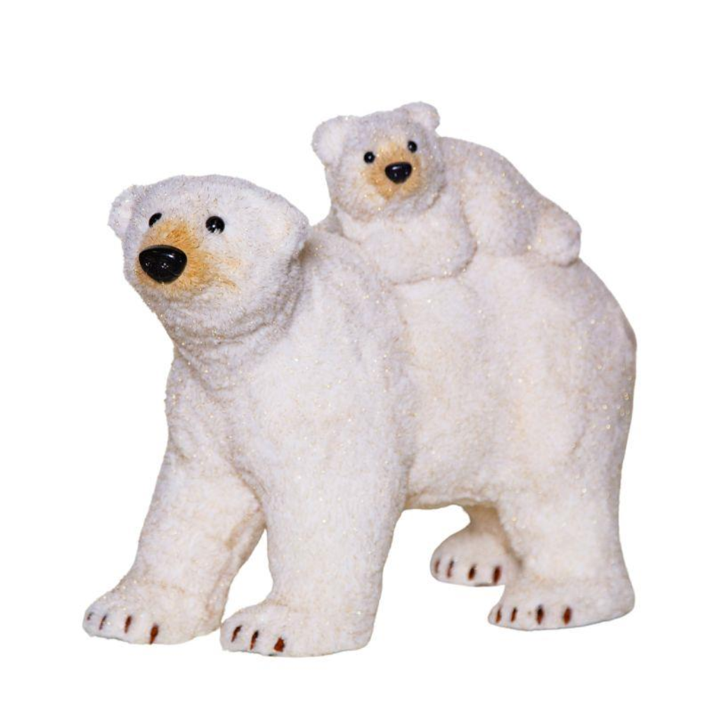 Walking Polar Bear with Cub Y34.C44933 Harold Elmes Mulligans of Ballaghaderreen