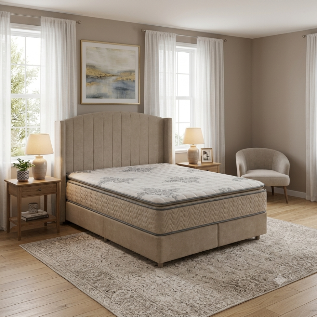 Westbury Ottoman Storage Bed - Stone WOSBS Brennan's Furniture Mulligans of Ballaghaderreen